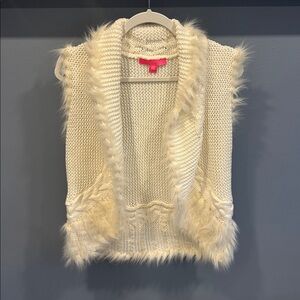 Lilly Pulitzer Torini Sweater Vest SZ M Coconut
